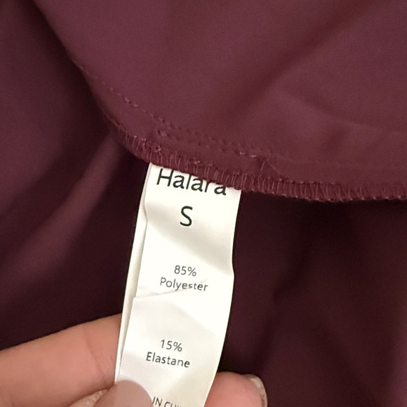 HALARA Amaranth Sleeveless Women's Dress - High Low - Small - burgundy - Picture 9 of 10